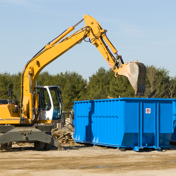 what are the rental fees for a residential dumpster in Williams